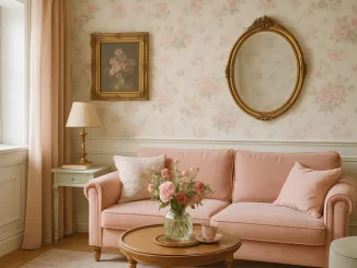 Breng romantiek in je interieur met zachte tinten, florale prints en vintage accenten