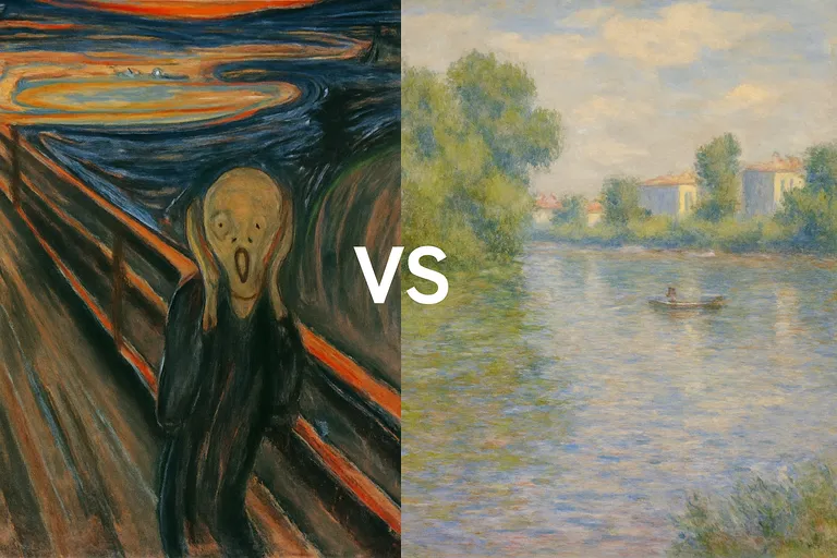 Expressionisme VS impressionisme: het kernverschil