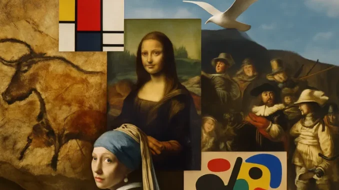 Kunstgeschiedenis in vogelvlucht: kern, stromingen en meesterwerken helder uitgelegd