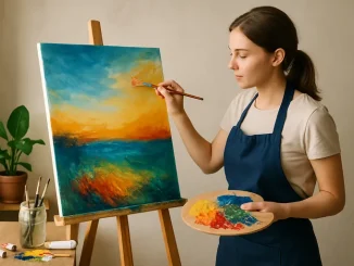 Maak zelf een schilderij en geef je muur een unieke, budgetvriendelijke upgrade