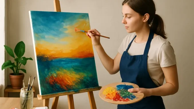 Maak zelf een schilderij en geef je muur een unieke, budgetvriendelijke upgrade