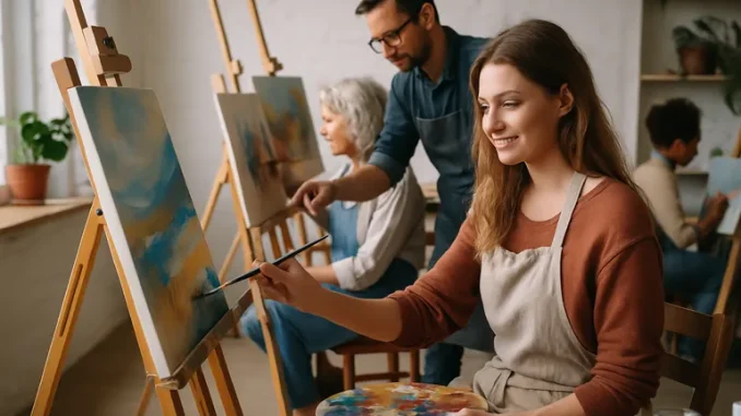 Ontdek schilderlessen in breda met persoonlijke begeleiding en ruimte voor jouw creativiteit