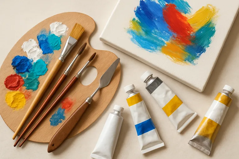 Soorten verf voor schilderij en canvas