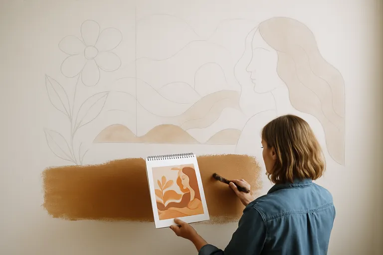 Stappenplan: zelf een muur tekening schilderen
