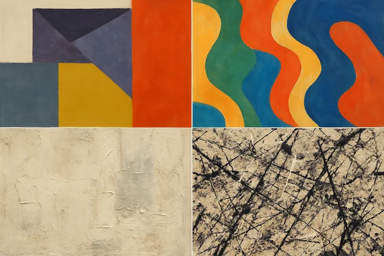 Stijlen en benaderingen binnen abstractie