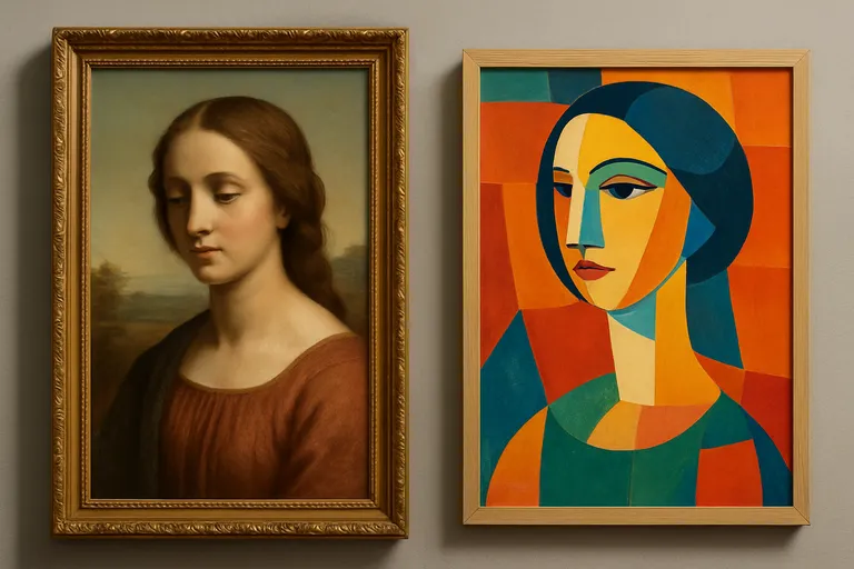 Stilistische kunst door de tijd