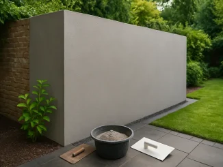 Strak en duurzaam stucwerk voor je tuinmuur: zo geef je je buitenruimte een moderne upgrade