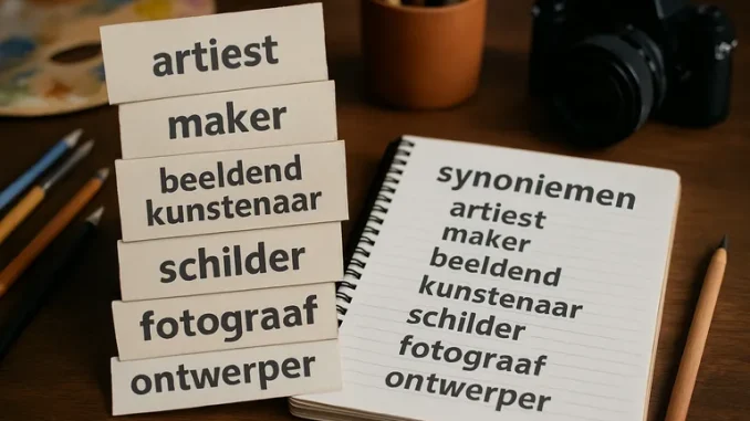 Synoniemen en alternatieven voor kunstenaar: van beeldend maker tot creatieve professional