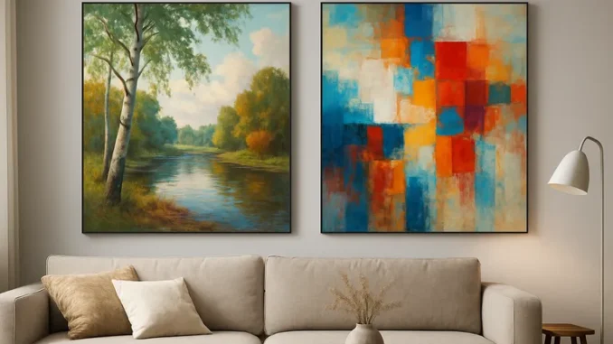 Tussen figuratief en abstract: kies de kunststijl die bij jouw smaak en ruimte past