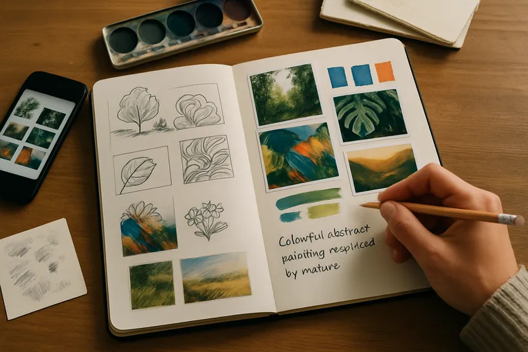 Van inspiratie naar plan: zo werk je je kunstidee uit