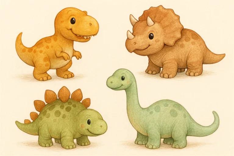 Variaties en stijlen om je baby dino uniek te maken