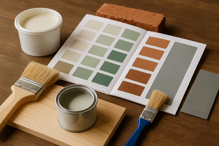 Verfkeuze en afwerking per materiaal