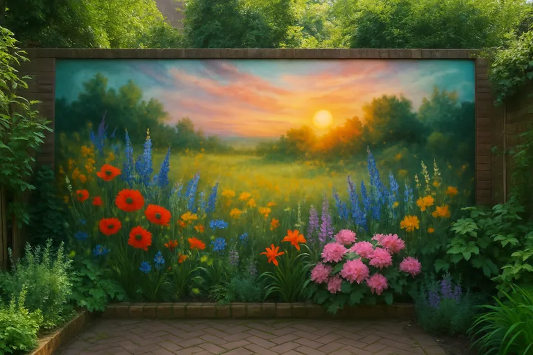 Waarom een muurschildering in je tuin?