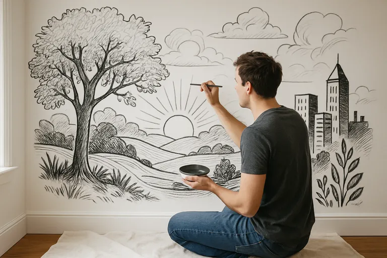 Wat is een muur tekening