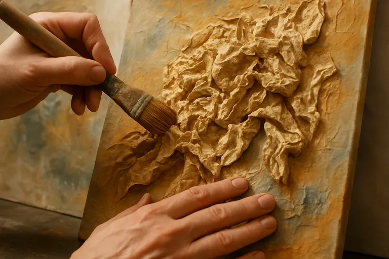 Wat is een papier-maché schilderij