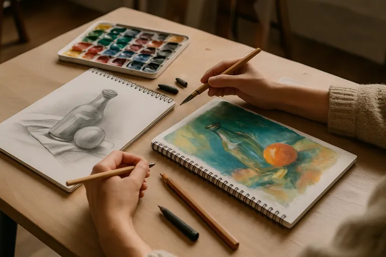 Wat is een teken- en schildercursus