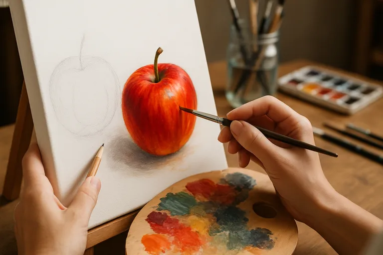 Wat leer je in een cursus tekenen en schilderen