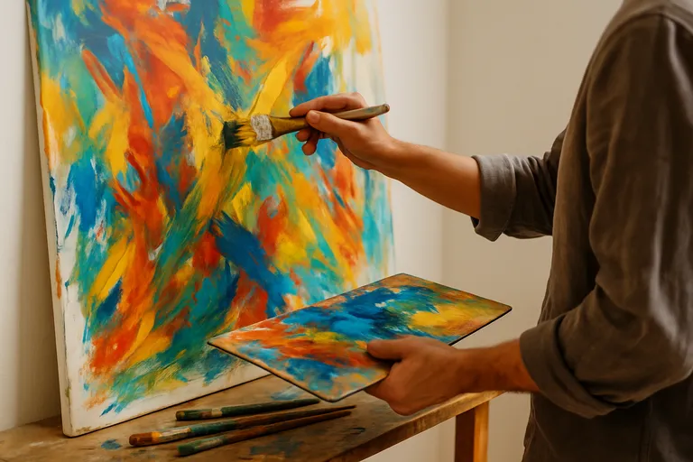 Zelf beginnen met expressie kunst